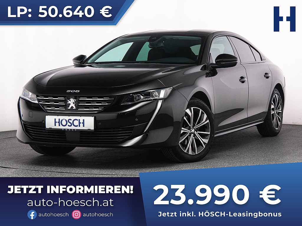 Peugeot 508 BlueHDi 130 Allure Pack Aut. LED NAV ACC R-KAM bei Autohaus Hösch GmbH in 