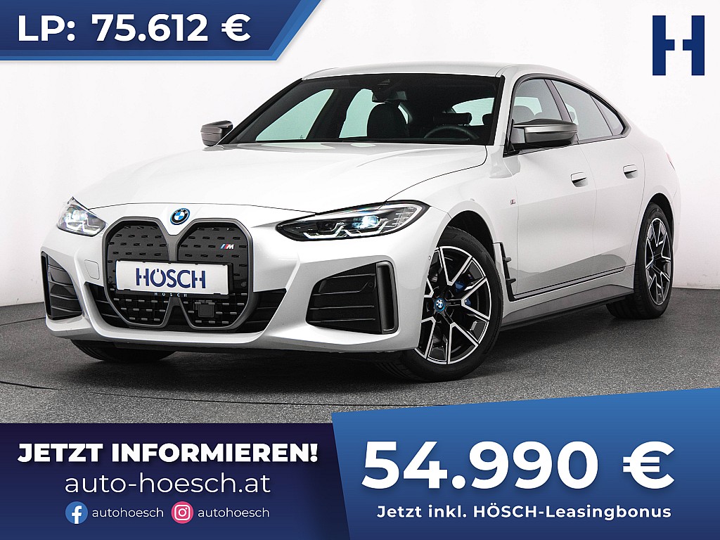 BMW i4 M50 Gran Coupe TOP-AKTION WENIG KM bei Autohaus Hösch GmbH in 