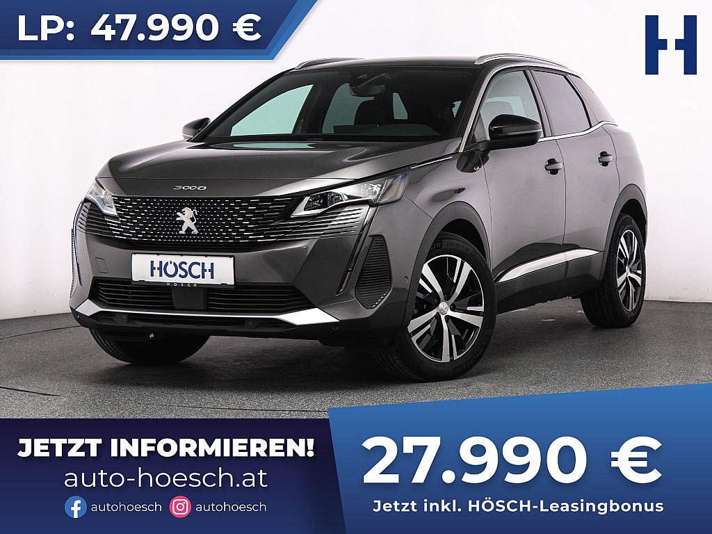 Peugeot 3008 SUV PureTech 130 GT Aut. AKTION -42% bei Autohaus Hösch GmbH in 