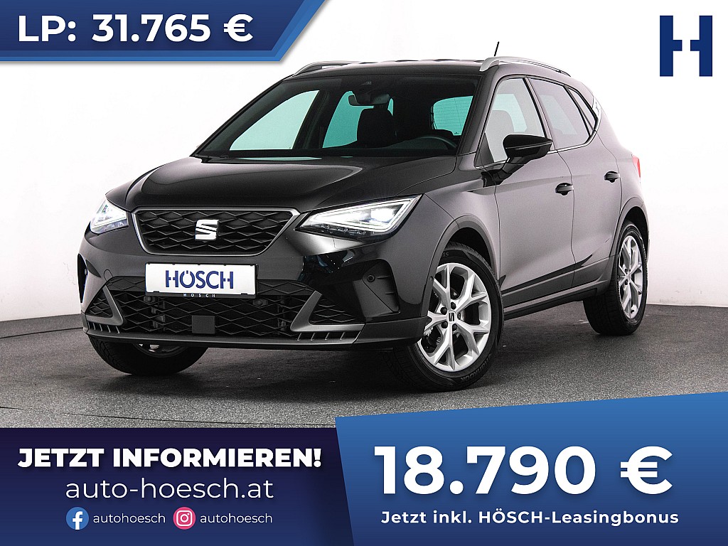 Seat Arona TSI FR NAVI LED KAMERA ACC WINTERPAKET bei Autohaus Hösch GmbH in 