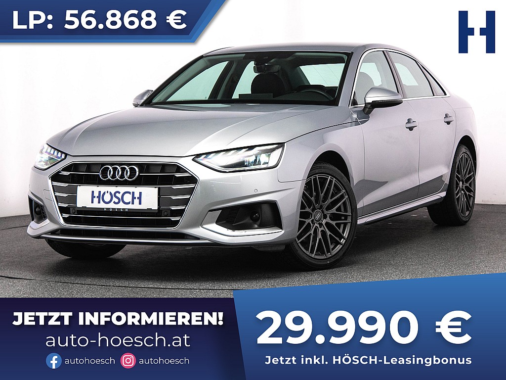 Audi A4 35 TDI Advanced MMI+ VIRTUAL R-KAM++ bei Autohaus Hösch GmbH in 