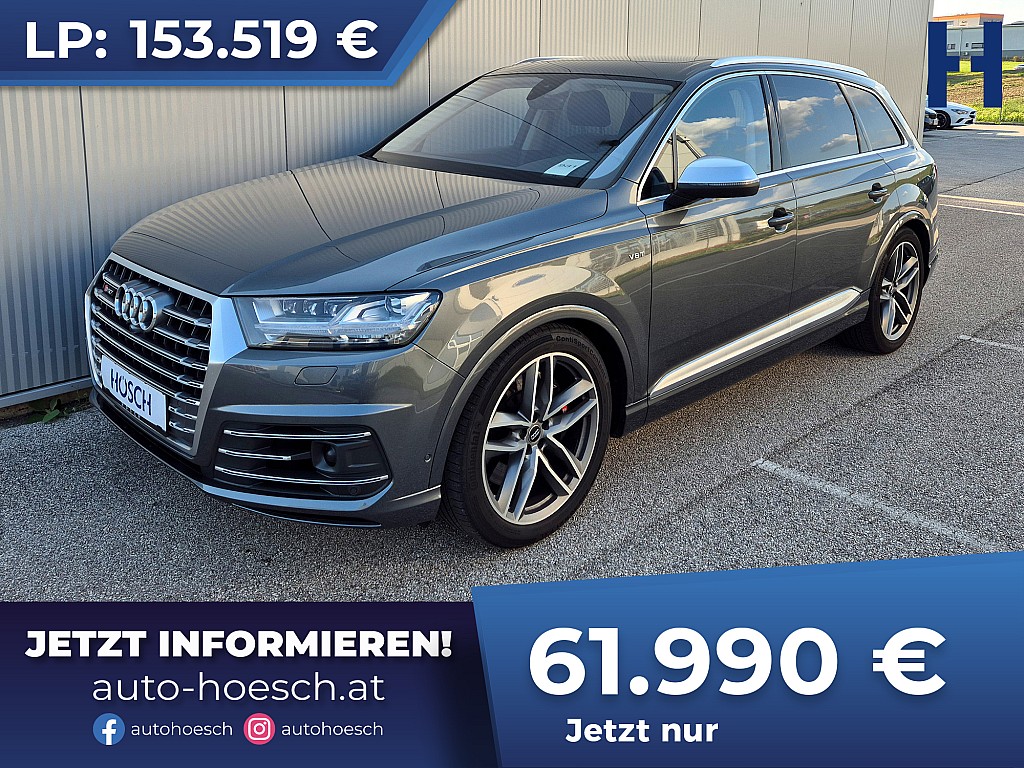 Audi SQ7 4.0 TDI quattro TRAUMEXTRAS bei Autohaus Hösch GmbH in 