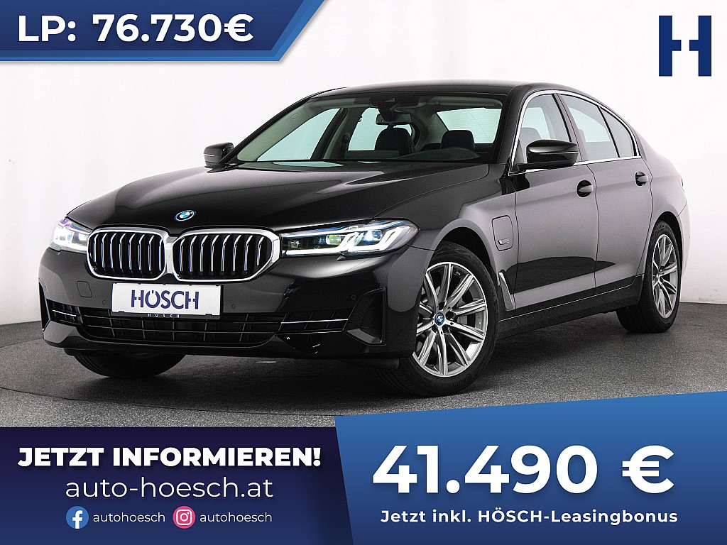 BMW 530e PHEV LIVE PROF LASER LEDER WENIG KM -46% bei Autohaus Hösch GmbH in 