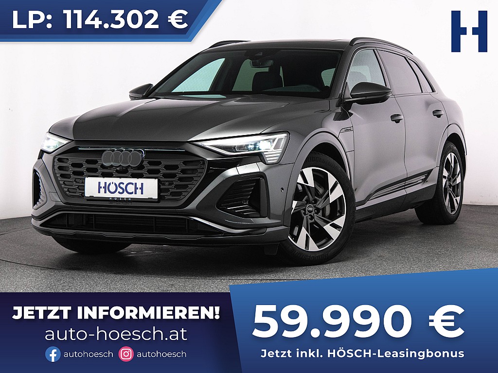 Audi Q8 e-tron 55 quattro S-Line TRAUMEXTRAS -48% bei Autohaus Hösch GmbH in 