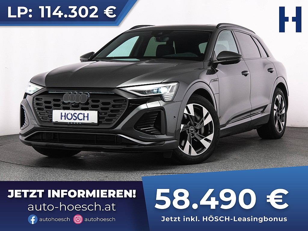 Audi Q8 e-tron 55 quattro S-Line TRAUMEXTRAS -49% bei Autohaus Hösch GmbH in 