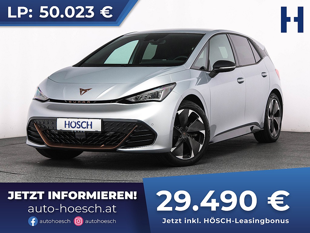 Cupra Born 82kWh e-Boost TOP-EXTRAS -41% bei Autohaus Hösch GmbH in 