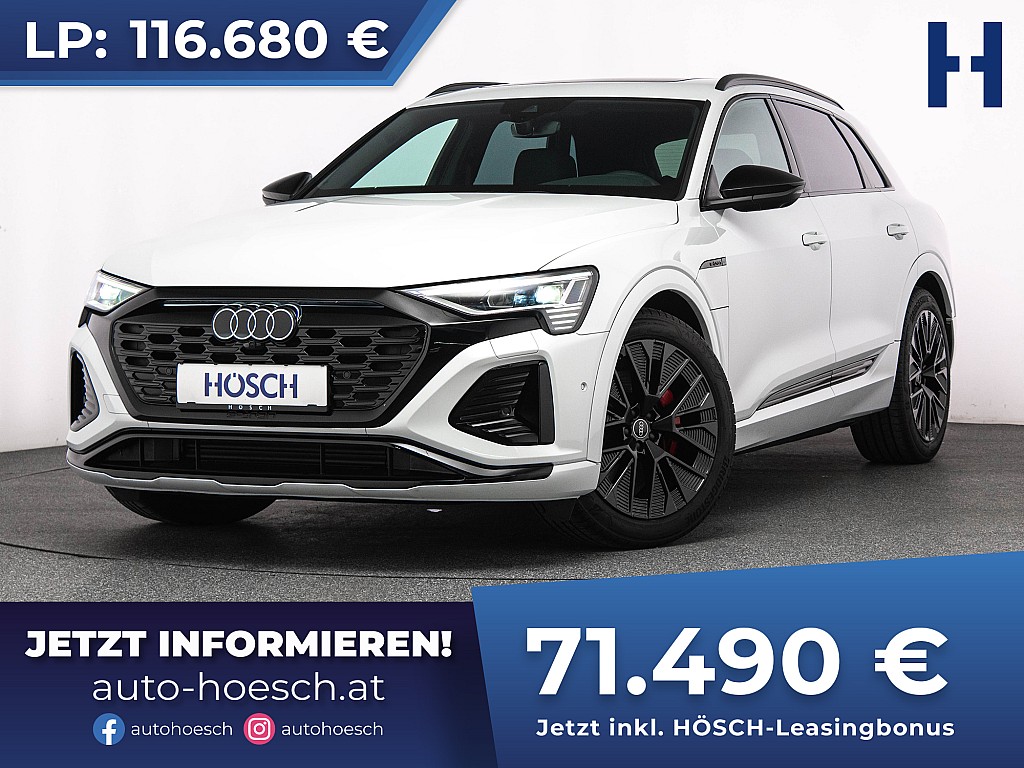 Audi Q8 e-tron 55 quattro 2x S-Line TRAUMEXTRAS -39% bei Autohaus Hösch GmbH in 