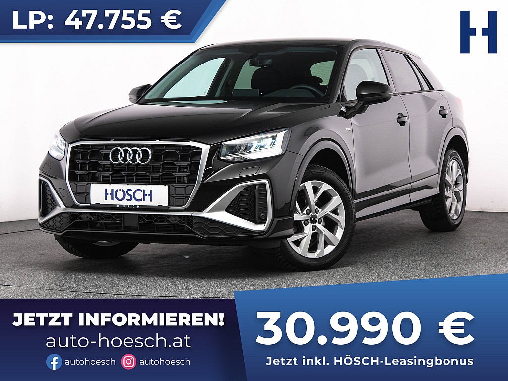 Audi Q2 35 TFSI S-Line Aut. MMI+ R-KAM WENIG KM -35% bei Autohaus Hösch GmbH in 