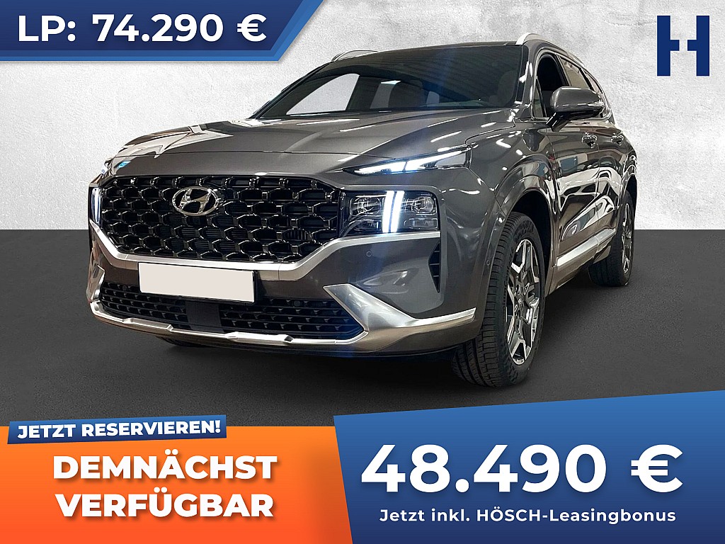 Hyundai Santa Fe Advanced 1.6 T-GDi 4WD NEUWAGEN -35% bei Autohaus Hösch GmbH in 