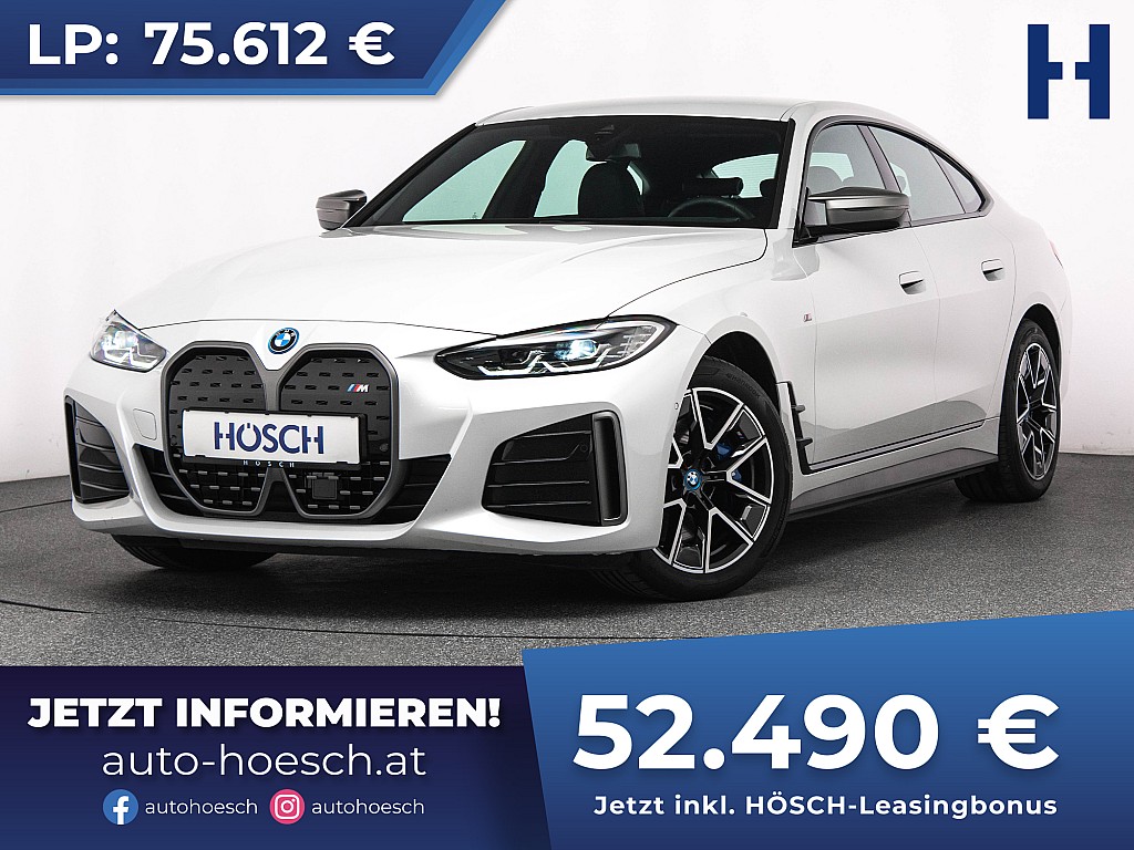 BMW i4 M50 Gran Coupe TOP-AKTION WENIG KM bei Autohaus Hösch GmbH in 