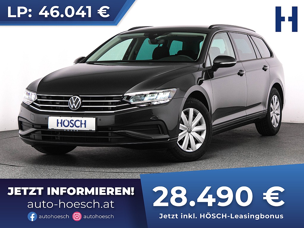 VW Passat Variant 2.0 TDI LED NAV AHK WINTER -38% bei Autohaus Hösch GmbH in 