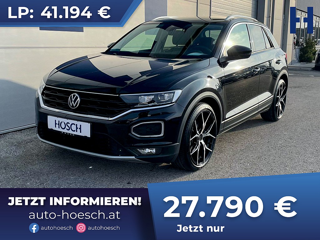 VW T-Roc TSI Design Aut. 19er LED NAV ACC WENIG KM bei Autohaus Hösch GmbH in 