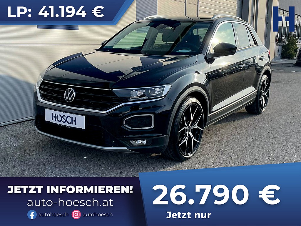 VW T-Roc TSI Design Aut. 19er LED NAV ACC WENIG KM bei Autohaus Hösch GmbH in 