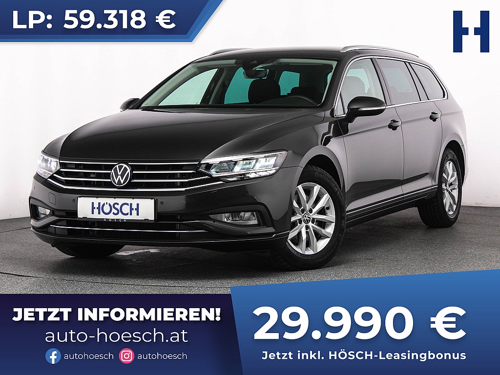 VW Passat Variant 2.0 TDI Business Aut. EXTRAS -49% bei Autohaus Hösch GmbH in 