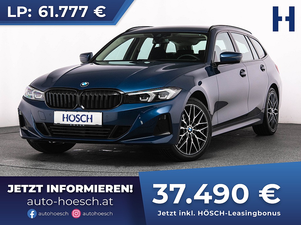 BMW 320d Touring LIVE PROF HEAD-UP WENIG KM -39% bei Autohaus Hösch GmbH in 