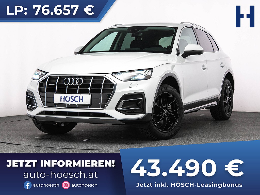 Audi Q5 40 TDI quattro Adv. MATRIX AHK STHZ ACC++ bei Autohaus Hösch GmbH in 