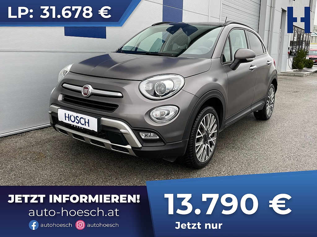 Fiat 500X 1.4 Multi-Air2 Turbo 140 Cross Plus Aut. AHK bei Autohaus Hösch GmbH in 