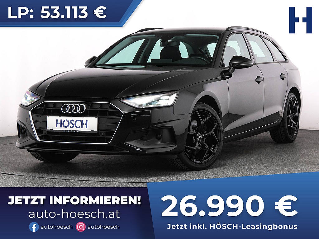 Audi A4 Avant 35 TDI Aut. ERSTBESITZ SCHNÄPPCHEN bei Autohaus Hösch GmbH in 