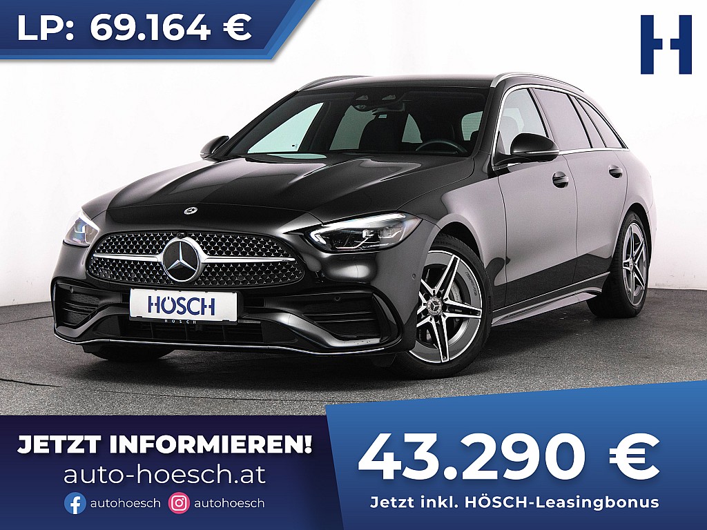 Mercedes-Benz C 220d T AMG ASSISTENZ WIE NEU -37% bei Autohaus Hösch GmbH in 