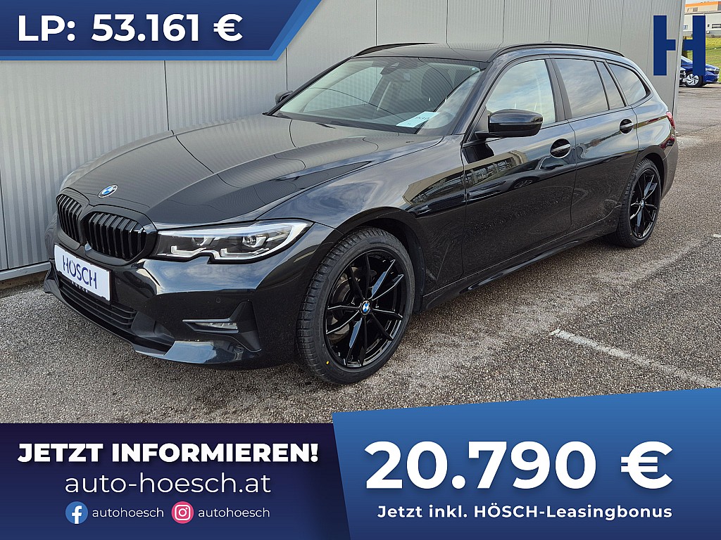 BMW 318d Touring Aut. LIVE+ PANO ASSISTANT bei Autohaus Hösch GmbH in 