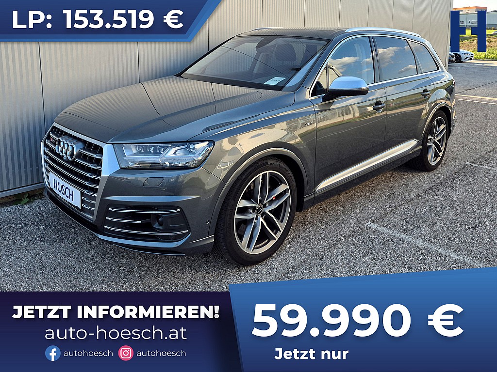 Audi SQ7 4.0 TDI quattro TRAUMEXTRAS bei Autohaus Hösch GmbH in 