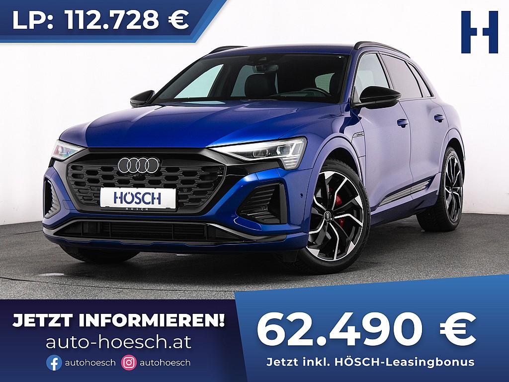 Audi Q8 e-tron 55 quattro S-Line TRAUMEXTRAS -45% bei Autohaus Hösch GmbH in 