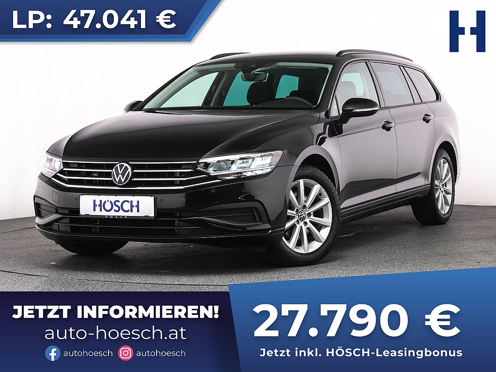 VW Passat Variant 2.0 TDI LED NAV AHK WINTER -41% bei Autohaus Hösch GmbH in 