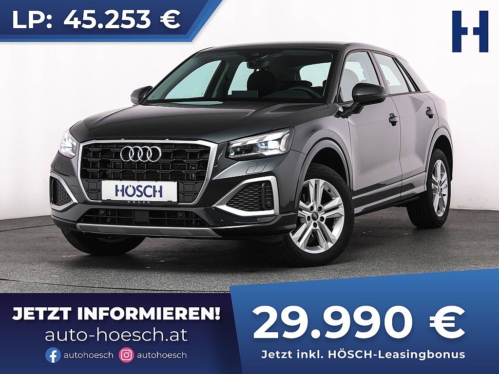 Audi Q2 35 TFSI advanced Aut. MATRIX ACC R-KAM -34% bei Autohaus Hösch GmbH in 