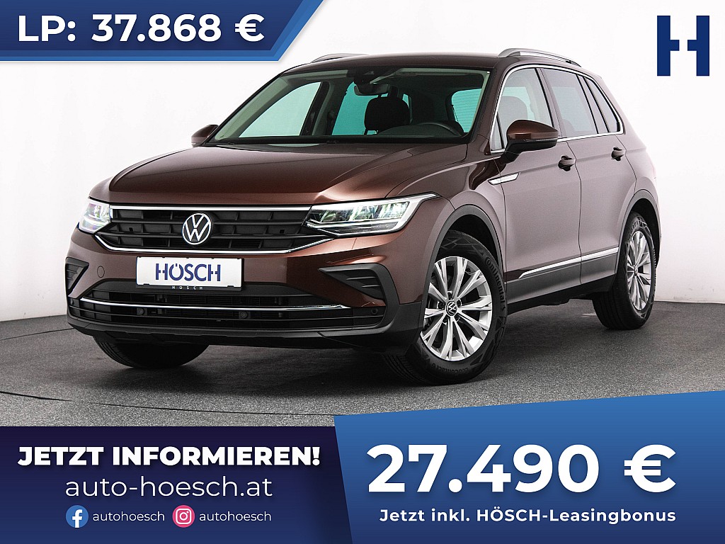 VW Tiguan TSI Life LED CARPLAY ASSISTENZ bei Autohaus Hösch GmbH in 