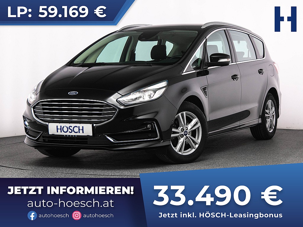 Ford S-MAX 2.5 Duratec Hybrid Titanium 7-Sitzer Aut. bei Autohaus Hösch GmbH in 