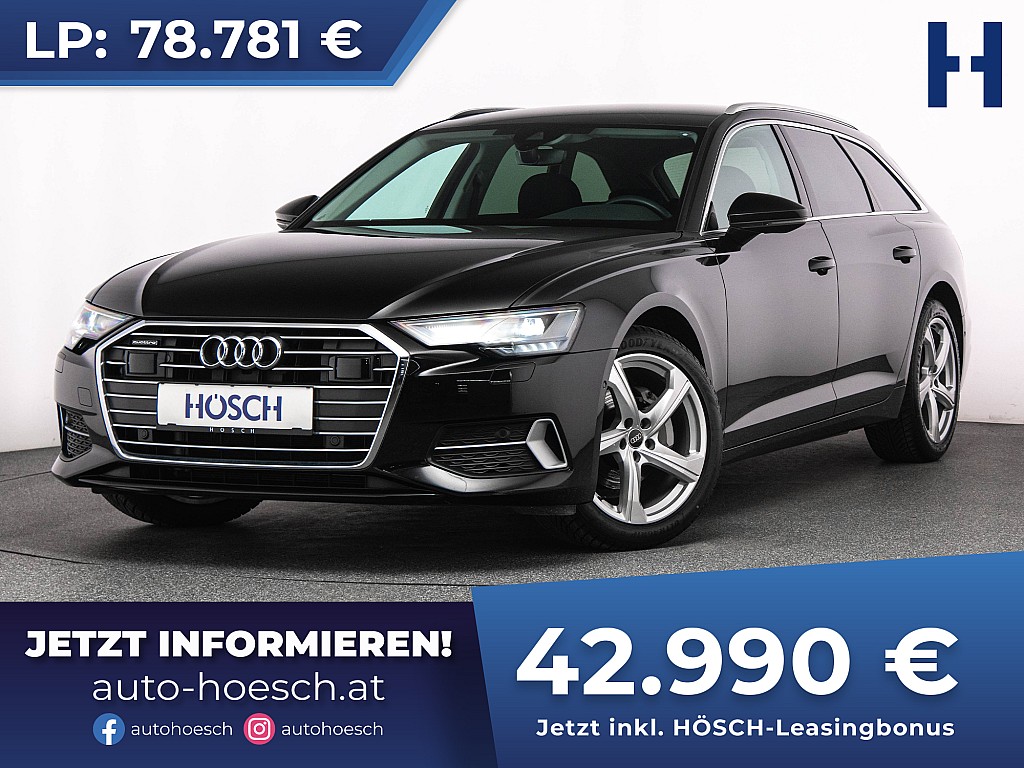 Audi A6 Avant 40 TDI quattro Sport AHK STHZ ACC -48% bei Autohaus Hösch GmbH in 