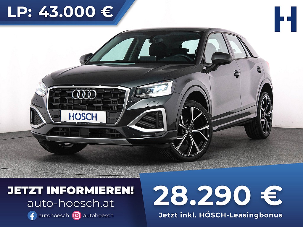 Audi Q2 35 TFSI advanced Aut. R-KAM ACC -34% bei Autohaus Hösch GmbH in 