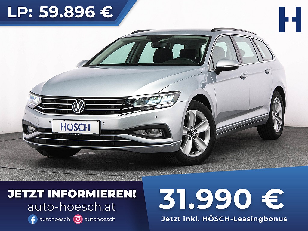 VW Passat Variant 2.0 TDI Business 4MOTION EXTRAS -47% bei Autohaus Hösch GmbH in 