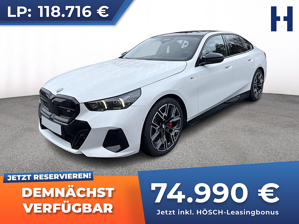 BMW i5 M60 xDrive CARBON PANO 21″ AHK WIE NEU -37% bei Autohaus Hösch GmbH in 