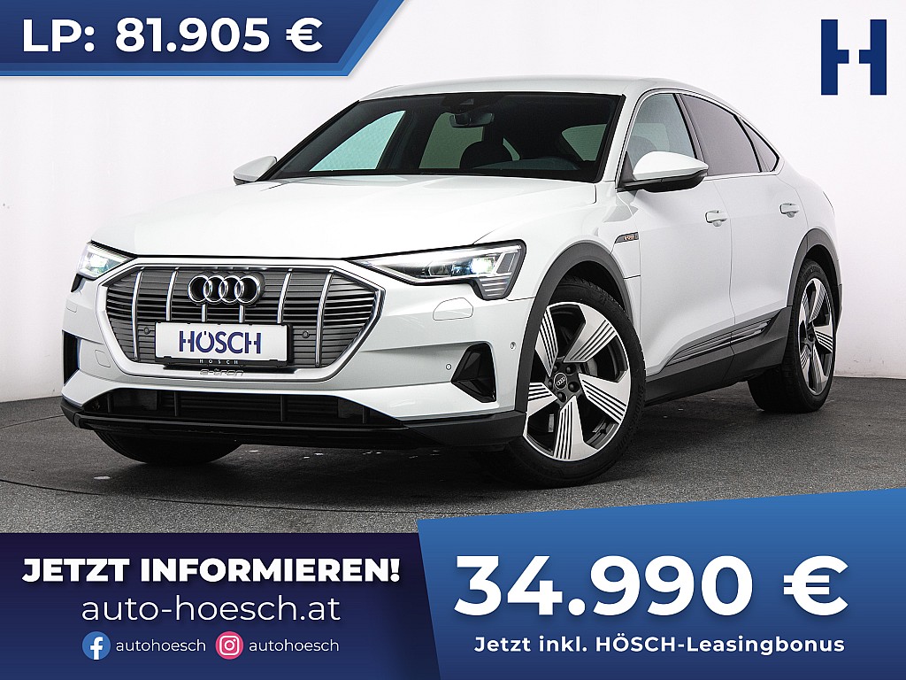 Audi e-tron SB 50 quattro MMi+ 21er B&O R-KAM bei Autohaus Hösch GmbH in 