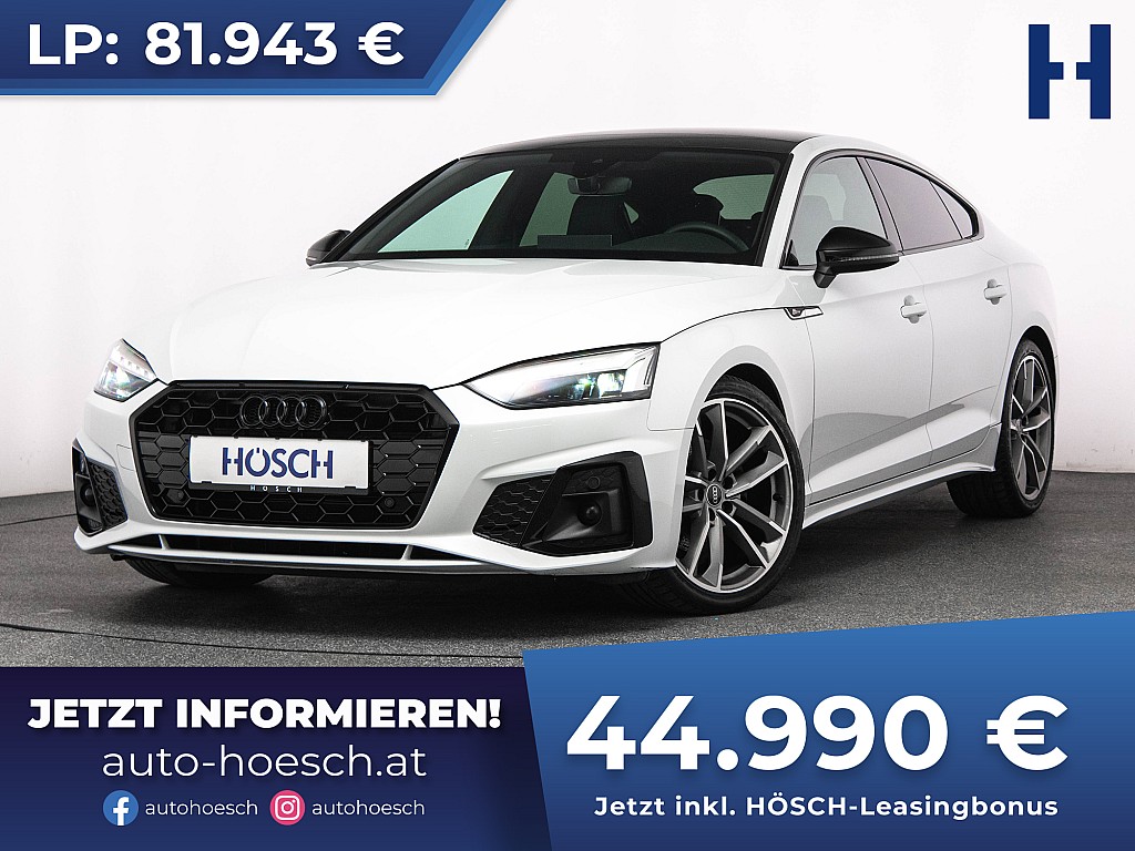 Audi A5 SB 35 TDI 2x S-LINE + TRAUMEXTRAS -45% bei Autohaus Hösch GmbH in 