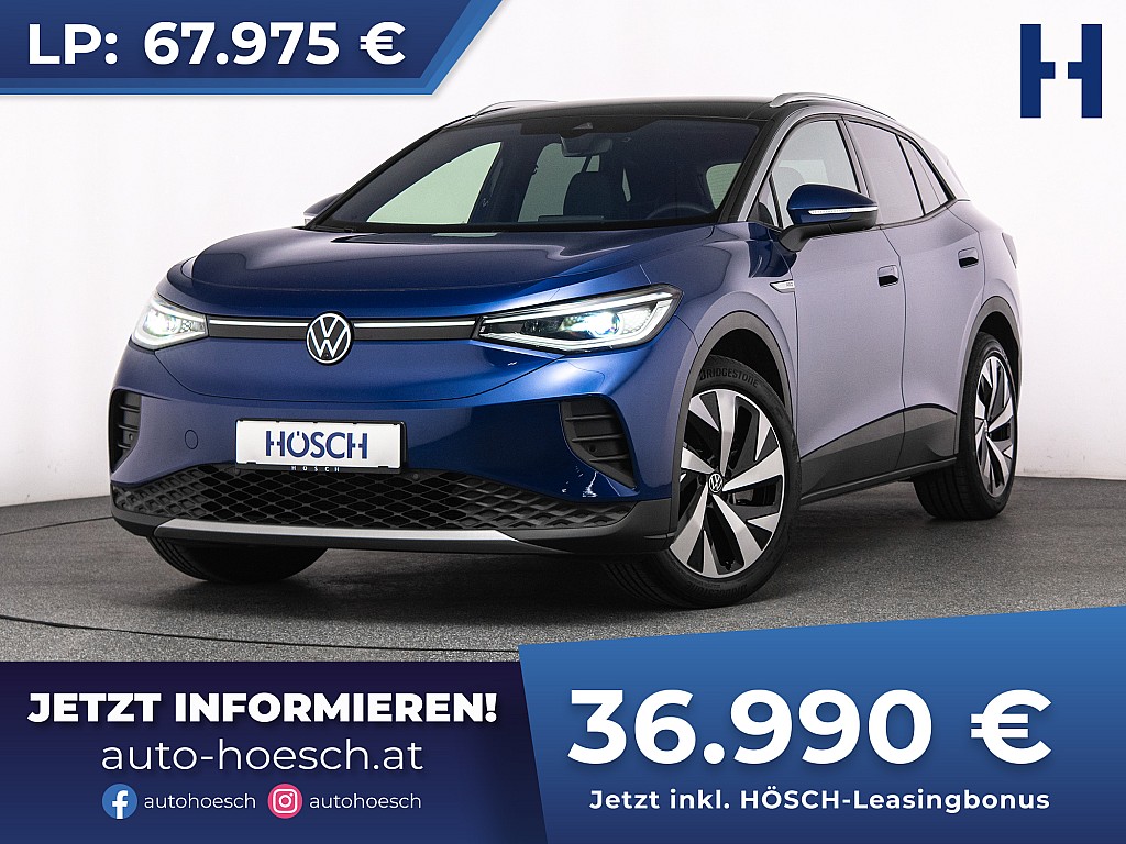 VW ID.4 Pro Perf. STYLE 20er PANO LEDER MATRIX -46% bei Autohaus Hösch GmbH in 