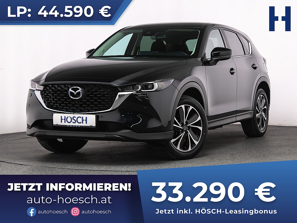 Mazda CX-5 Advantage Skyactiv G165 Aut. 19″ HEAD-UP 360° bei Autohaus Hösch GmbH in 