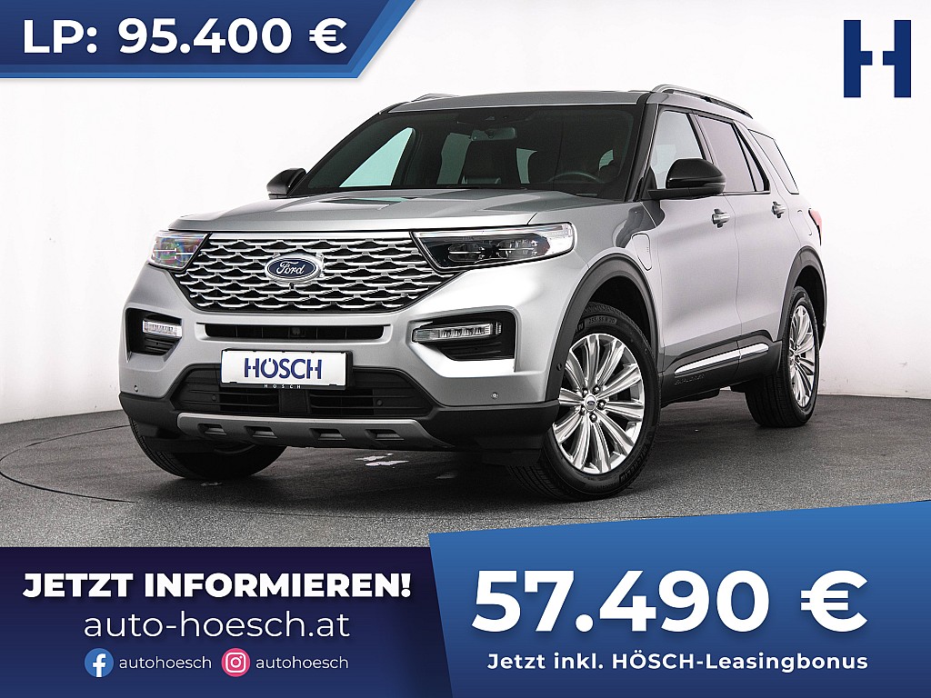 Ford Explorer PHEV AWD Platinum WIE NEU TOP ANGEBOT bei Autohaus Hösch GmbH in 