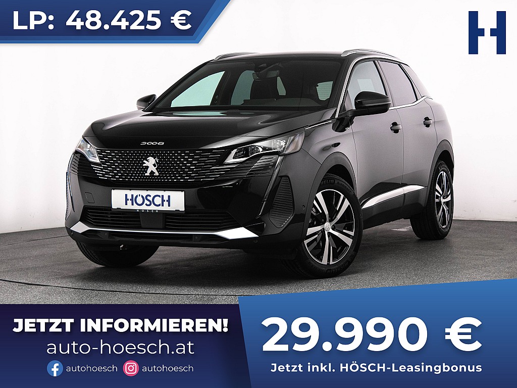 Peugeot 3008 SUV PureTech 130 GT Aut. WIE NEU -38% bei Autohaus Hösch GmbH in 