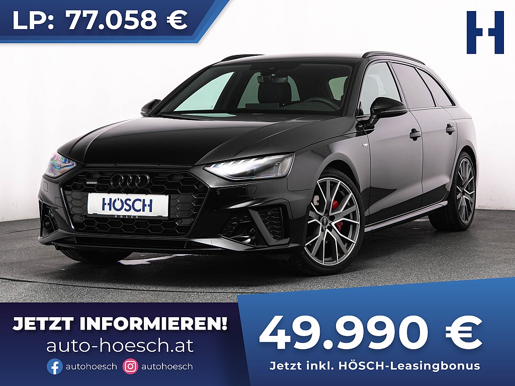 Audi A4 Avant 40 TDI quattro S-LINE COMPETITION Plus bei Autohaus Hösch GmbH in 