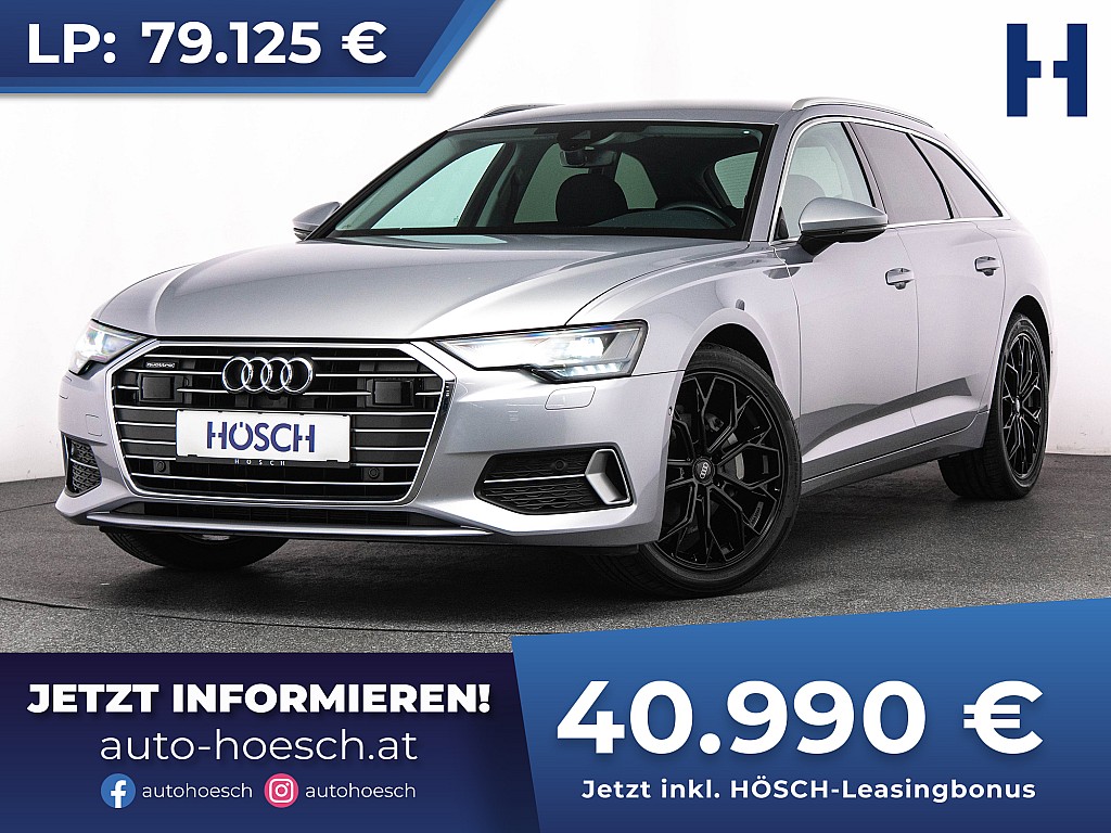 Audi A6 Avant 40 TDI quattro AHK STHZ ASSISTENZ -48% bei Autohaus Hösch GmbH in 