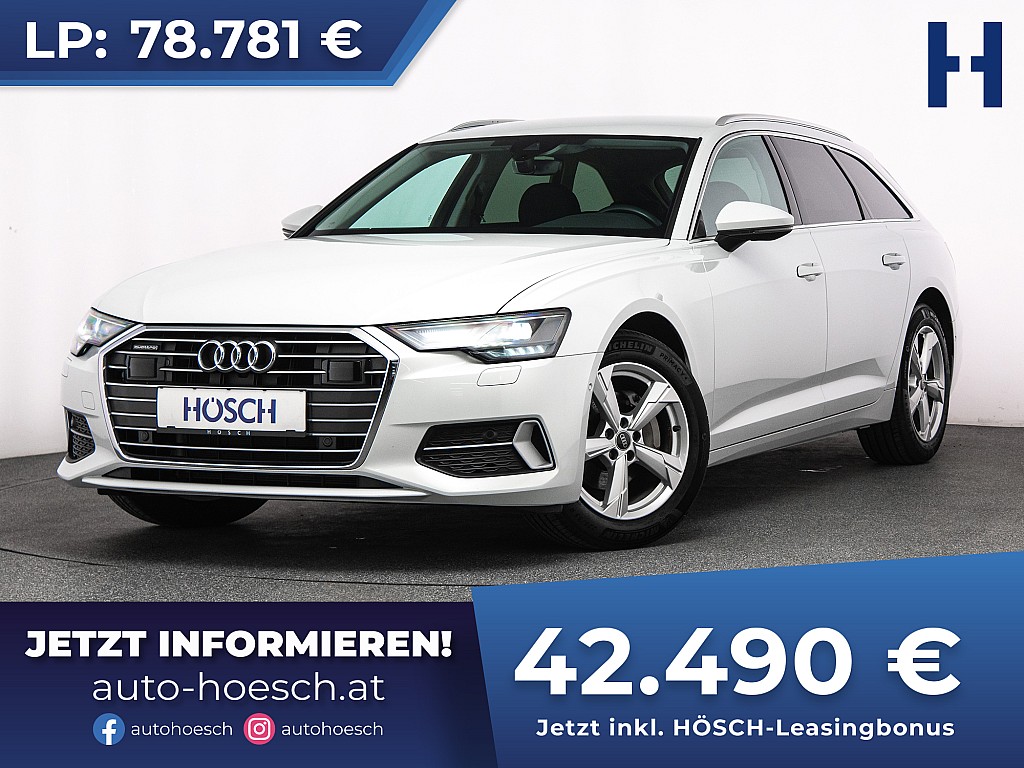 Audi A6 Avant 40 TDI quattro Sport AHK STHZ ACC -46% bei Autohaus Hösch GmbH in 