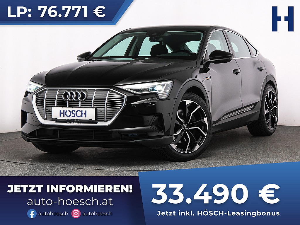 Audi e-tron SB 50 quattro MMi+ 19er B&O VIRTUAL -56% bei Autohaus Hösch GmbH in 