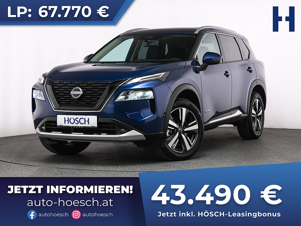 Nissan X-TRAIL Tekna+ 1.5 VC-T e-4orce 4WD VOLL -36% bei Autohaus Hösch GmbH in 