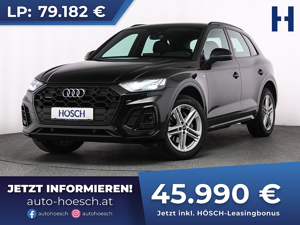 Audi Q5 40 TDI quattro 2xS-line MATRIX ASSISTENZ VIRTUAL bei Autohaus Hösch GmbH in 