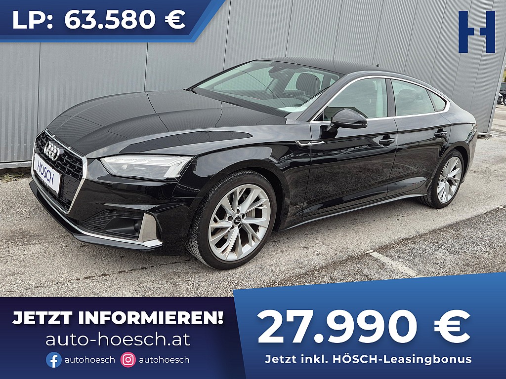 Audi A5 SB 40 TDI advanced MATRIX VIRTUAL ACC MMI+ bei Autohaus Hösch GmbH in 