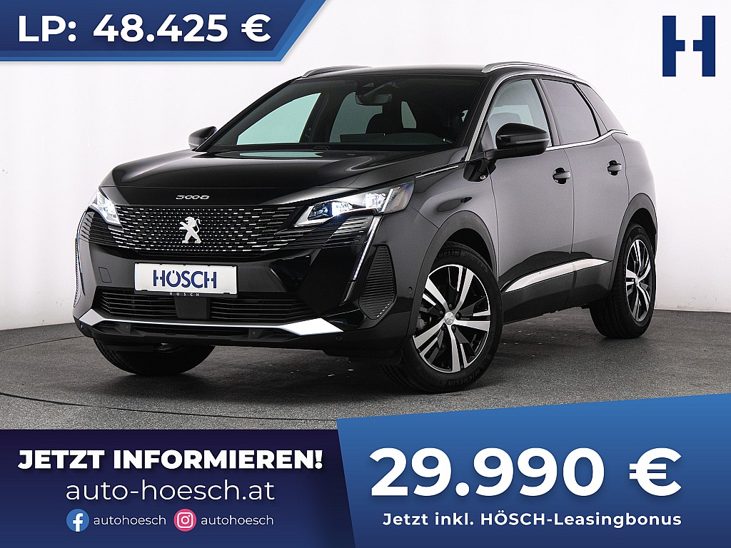 Peugeot 3008 SUV PureTech 130 GT Aut. WIE NEU -38% bei Autohaus Hösch GmbH in 