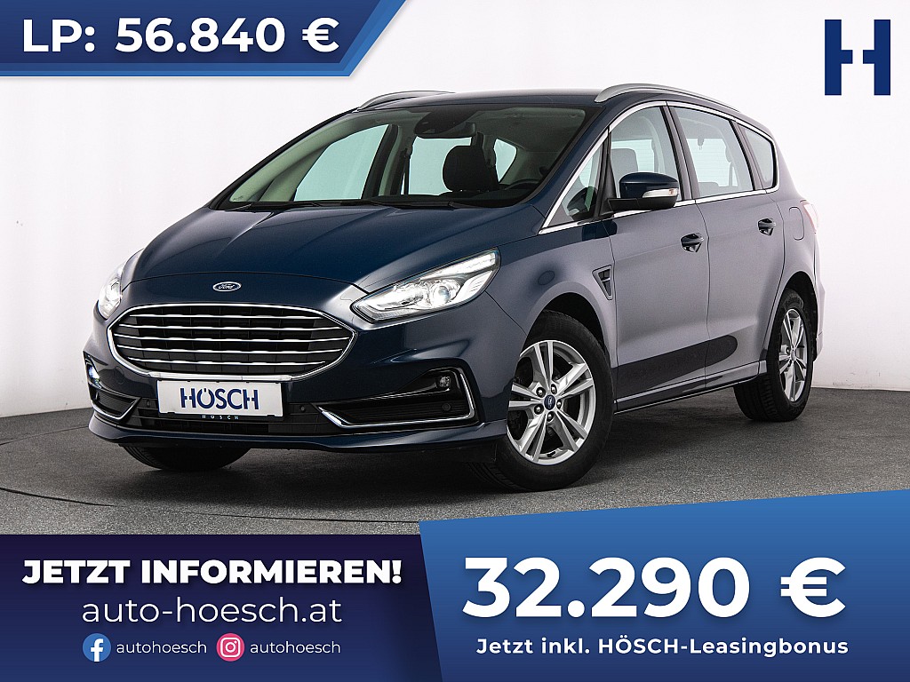 Ford S-MAX 2.5 Duratec Hybrid Titanium 7-Sitzer Aut. bei Autohaus Hösch GmbH in 