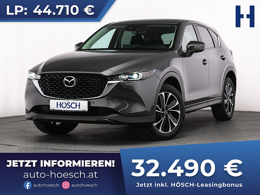 Mazda CX-5 Advantage Skyactiv G165 Aut. 19″ HEAD-UP 360° bei Autohaus Hösch GmbH in 